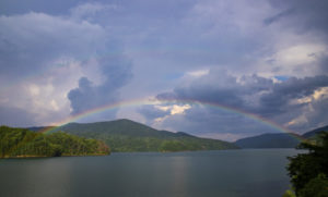 Rainbow over Fontana Lake